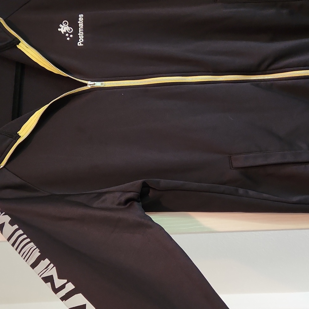 Postmates Sz M Like New Light Weight Jacket Cosplay Delivery Costume Halloween - Picture 4 of 7